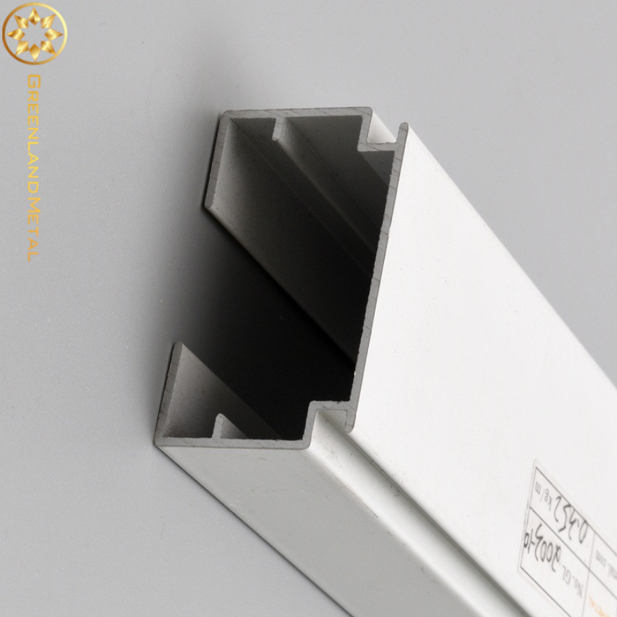 Aluminium Head Track for Vertical Blind with Powder Coating White to Africa