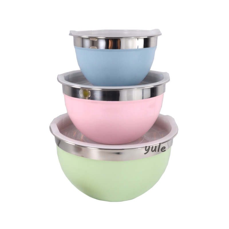 Eco-Friendly Stainless Steel Food Packaging Container Soup Container Salad Bowls Kitchen Equipment