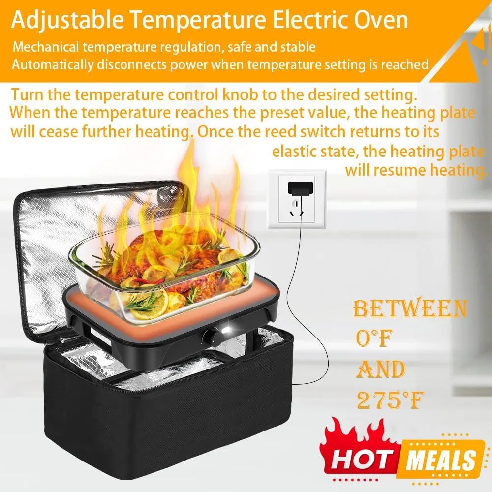 Multifunctional Temperature-Controllable Compact Personal Microwave Oven Food Heater 100W