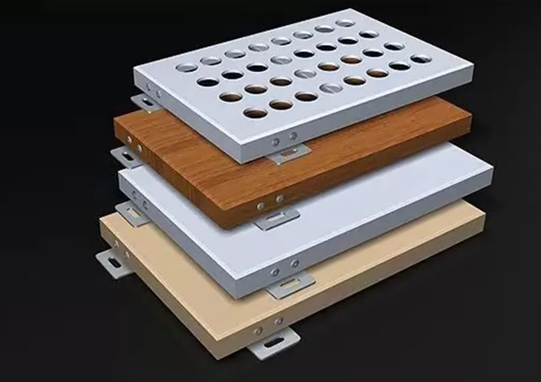 Aluminum Veneer Building Material Facade Cladding Laser Cutting Customized Modelling Cladding External Metal Panel