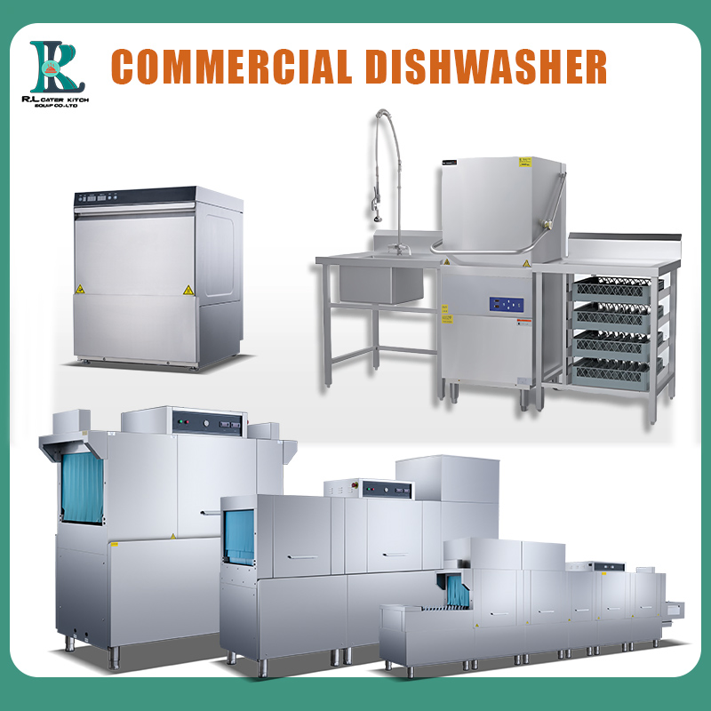 Compact Commercial Undercounter Dishwasher 60s Cycle & Low Noise Design for Bars/Small Restaurants