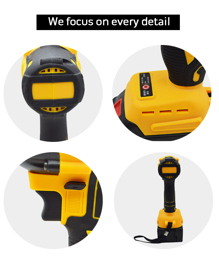 Cordless Impact Wrench for Professional Wholesale Use with 21V 500nm Torque