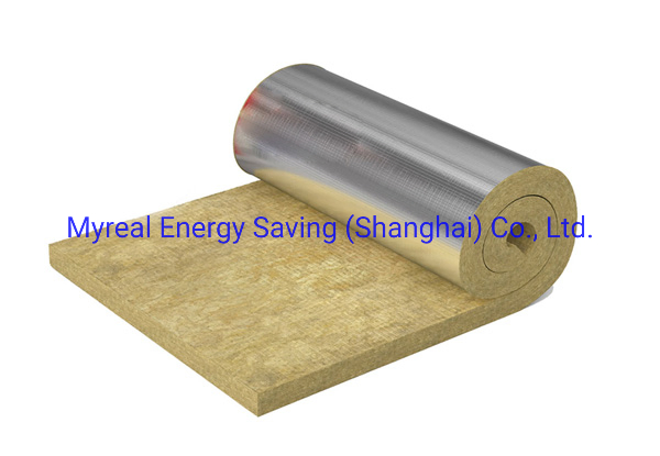 High Density Rock Wool Blanket Wire Mesh Rock Wool Roll Acoustic Blanket Insulation