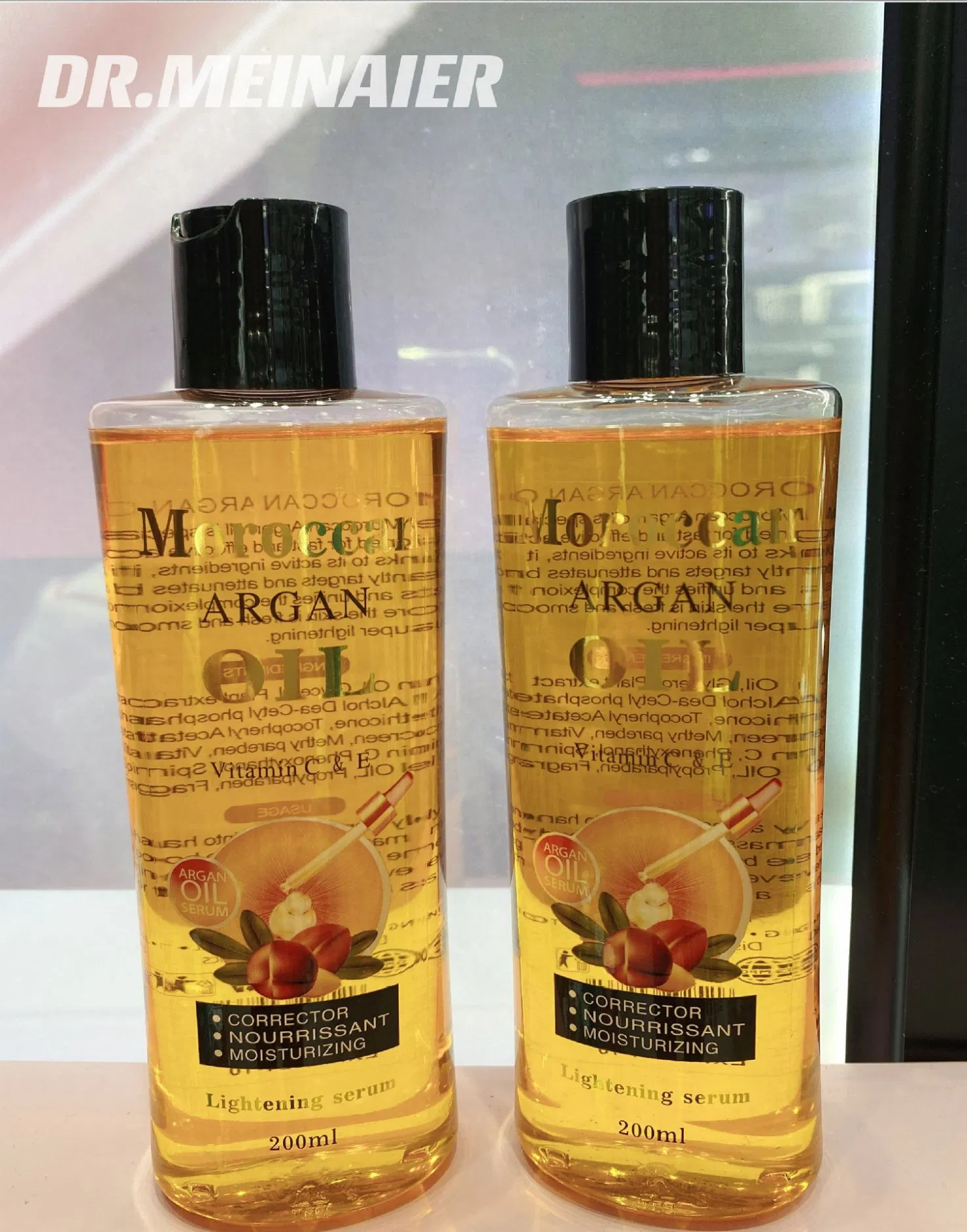 Moroccan Argan Oil 200ml Pure Essential Brightening Massage Oil