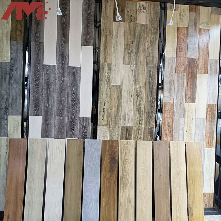 Wood Non-Slip Ceramic Tiles for Indoor Outdoor Wall