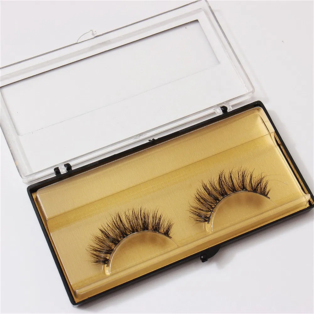 Volume Individual Eyelash 3D Natural Faux Mink Lashes Wholesale Full Strip Eyelashes