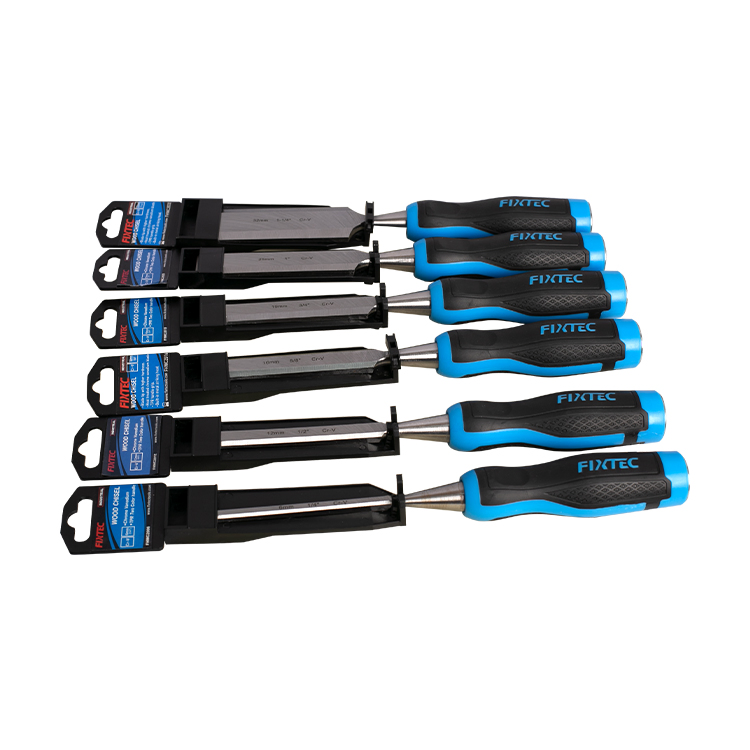 Набор стамесок для резьбы по дереву Fixtec, 6 шт