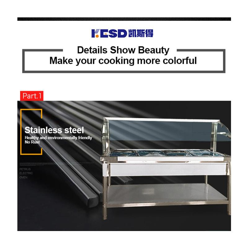 OEM Restaurant Kitchen Buffet Electric Basin Marie Food Warmer Hot Food Insulated Trolley Suitable for Different Sizes