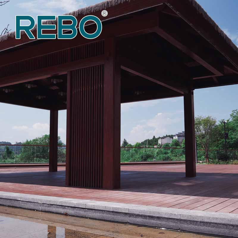 Бамбуковое напольное покрытие для улицы