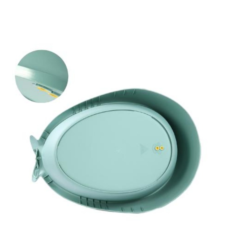 High-Quality Whale-Shaped Baby Bathingtub Eco-Friendly Material Wave Non-Slip Interior Baby Bath Tub
