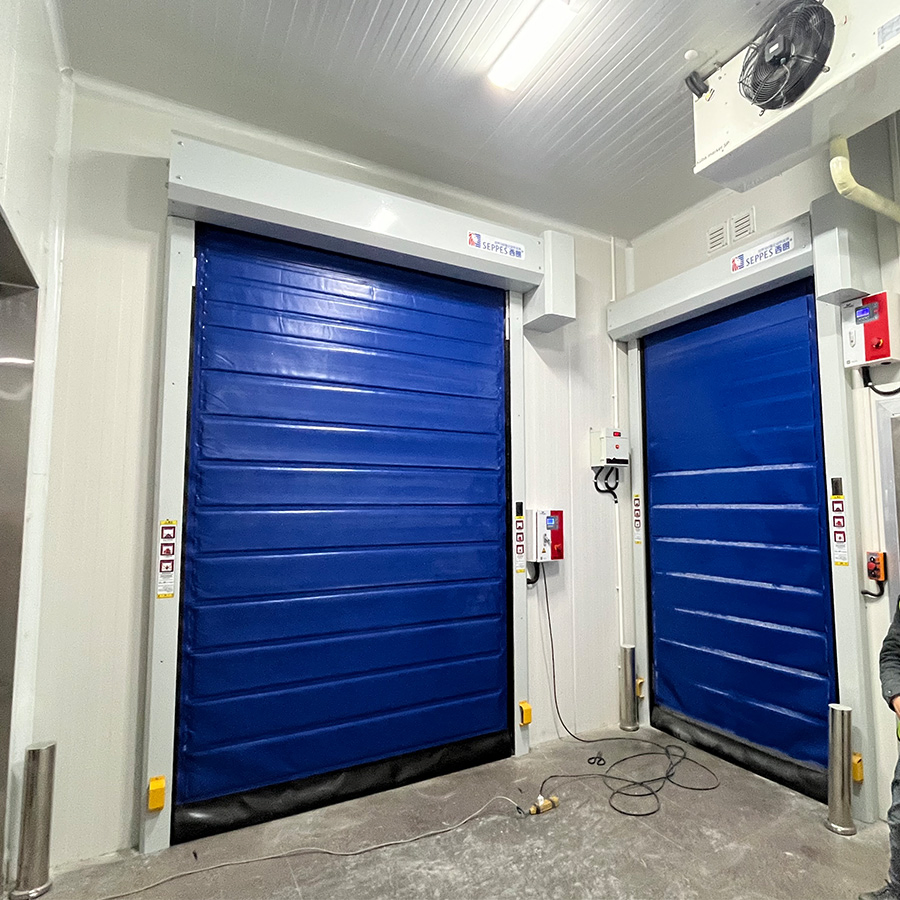 Industrial Thermal Insulated High Speed Rolling Door Fast Roller Shutter Cold Storage Door