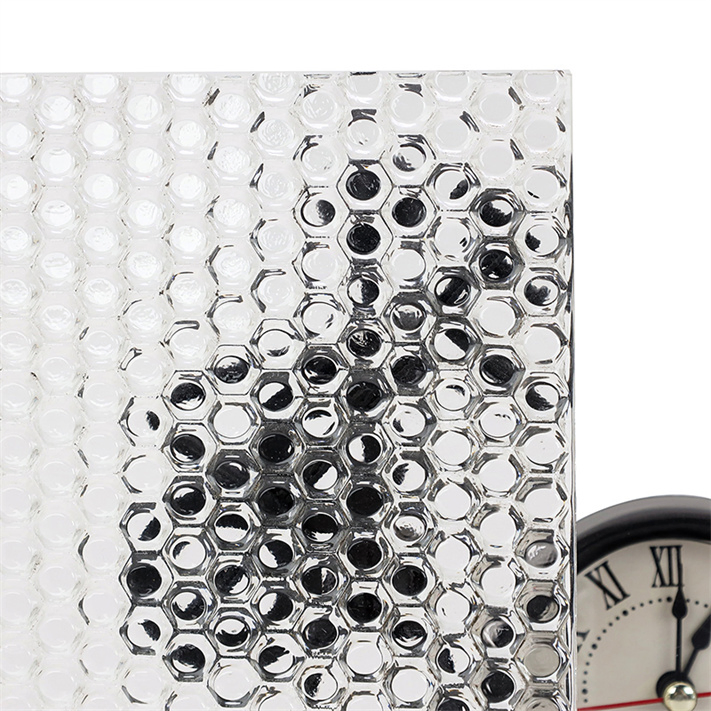 5mm 6mm 8mm Ggg Clear Moru Fluted Textured Reed Pattern Glass