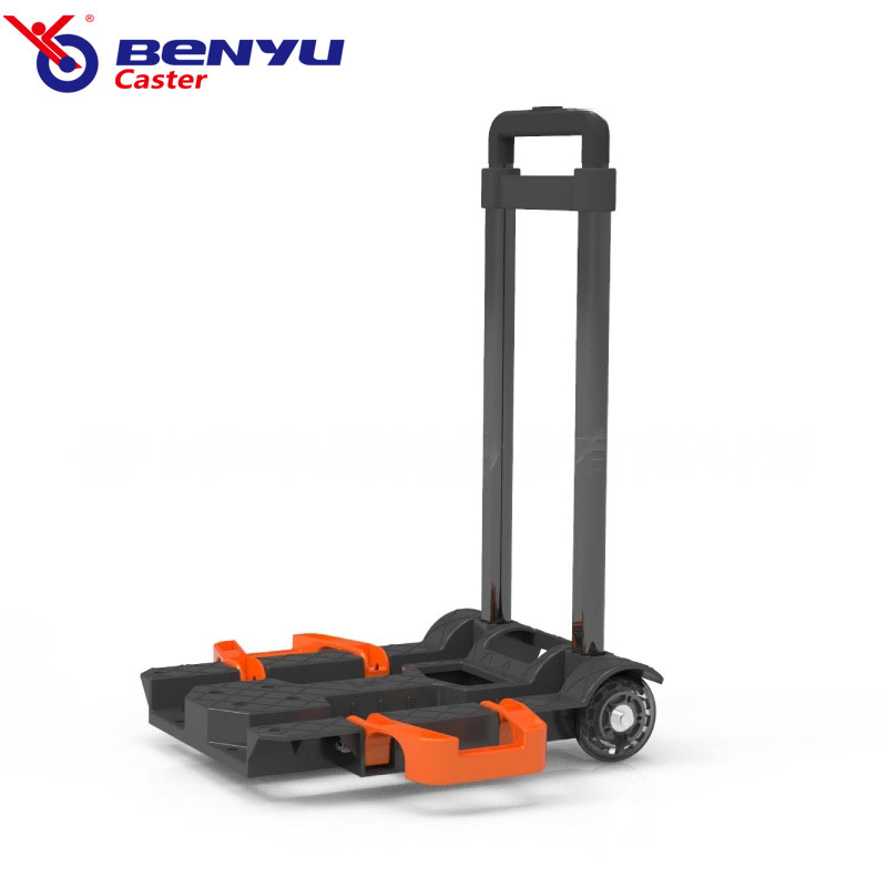 24L Foldable Trolley Cart Supermarket Shopping Folding Trolley Wheel