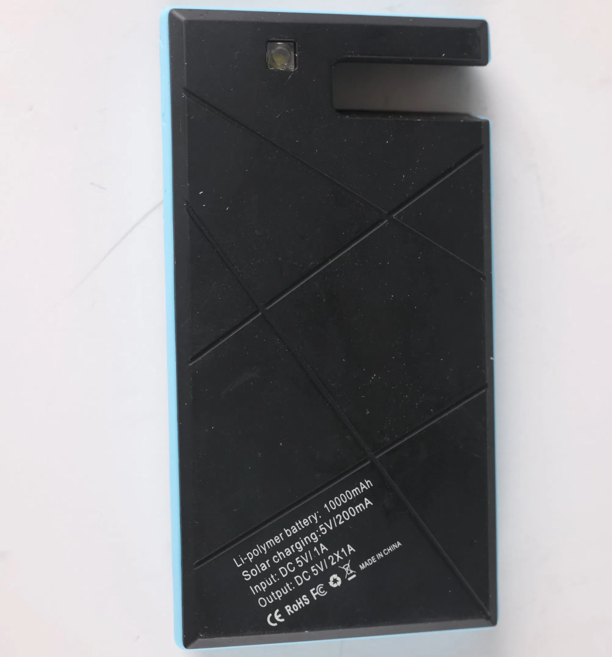 Lightweight Portable Solar 8000mAh Mobile Power Bank Dual USB with Camping Lights Emergency Power Bank