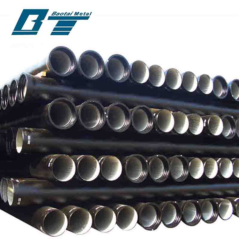 High Quality Epoxy Lined BS En 545 K9 1400mmdouble Socket Water Pressure Ductile Cast Iron Pipe