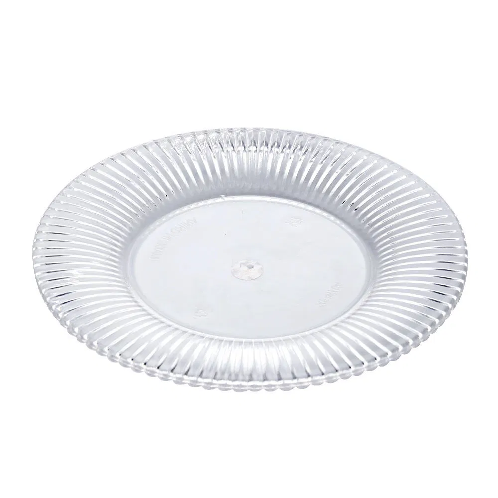 Plastic Fruit Plate - Transparent PS/PC Wedding Party Dessert Plate