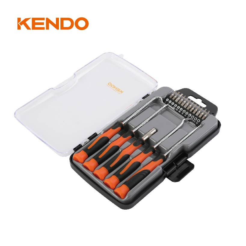 Kendo 17PC Precision Pick Hook Screwdriver Set for Covers All Possible Precision Repair and Assembly Scenarios
