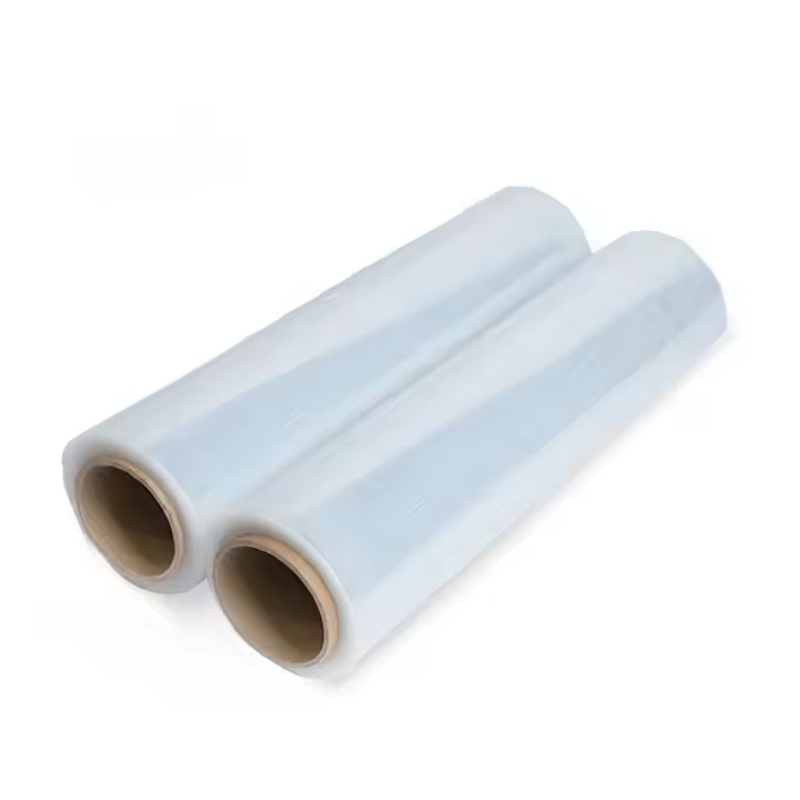 High Quality Hand Stretch Film Shrink Wrap Shipping Clear Plastic 18" X 1500 FT Transparent LLDPE Packaging Film Green Packing