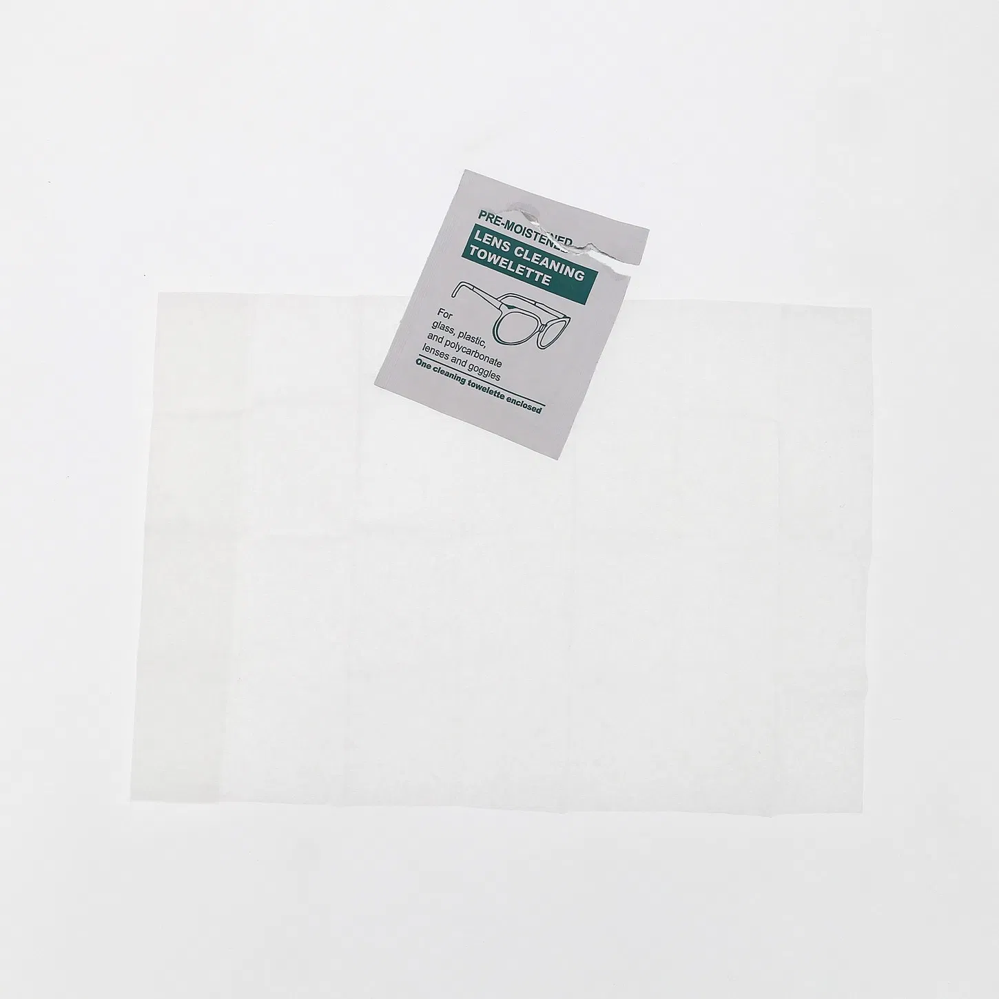 Medmount Anti-Fog Quick Dry Glasses Screen Cleaning Nonwoven/ Wet Strength Paper Lens Cleaning Pad