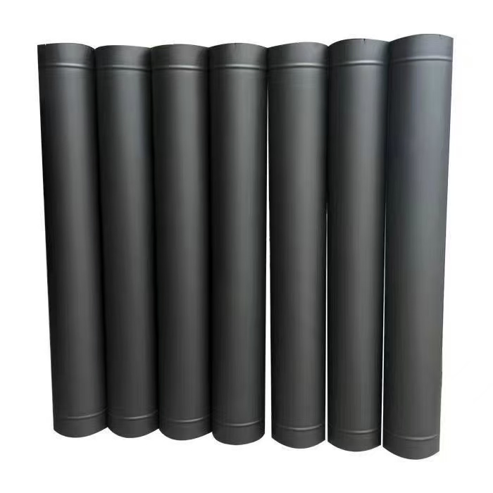CE Indoor Fireplace Installation Single Wall Metal Black Stainless Chimney Pipe for Modern Wood-Burning Stove