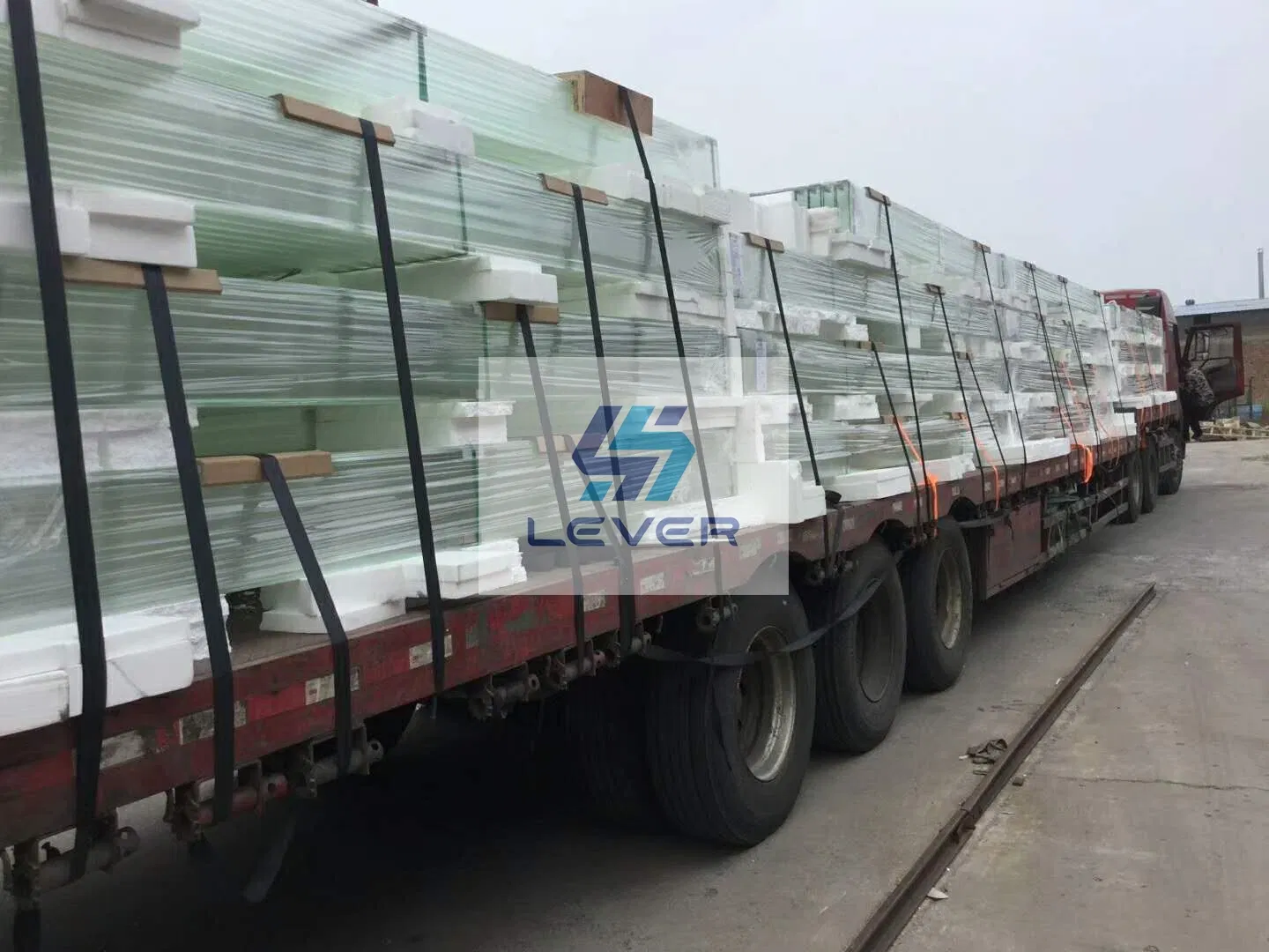 Sandblasting Glass with U Shape