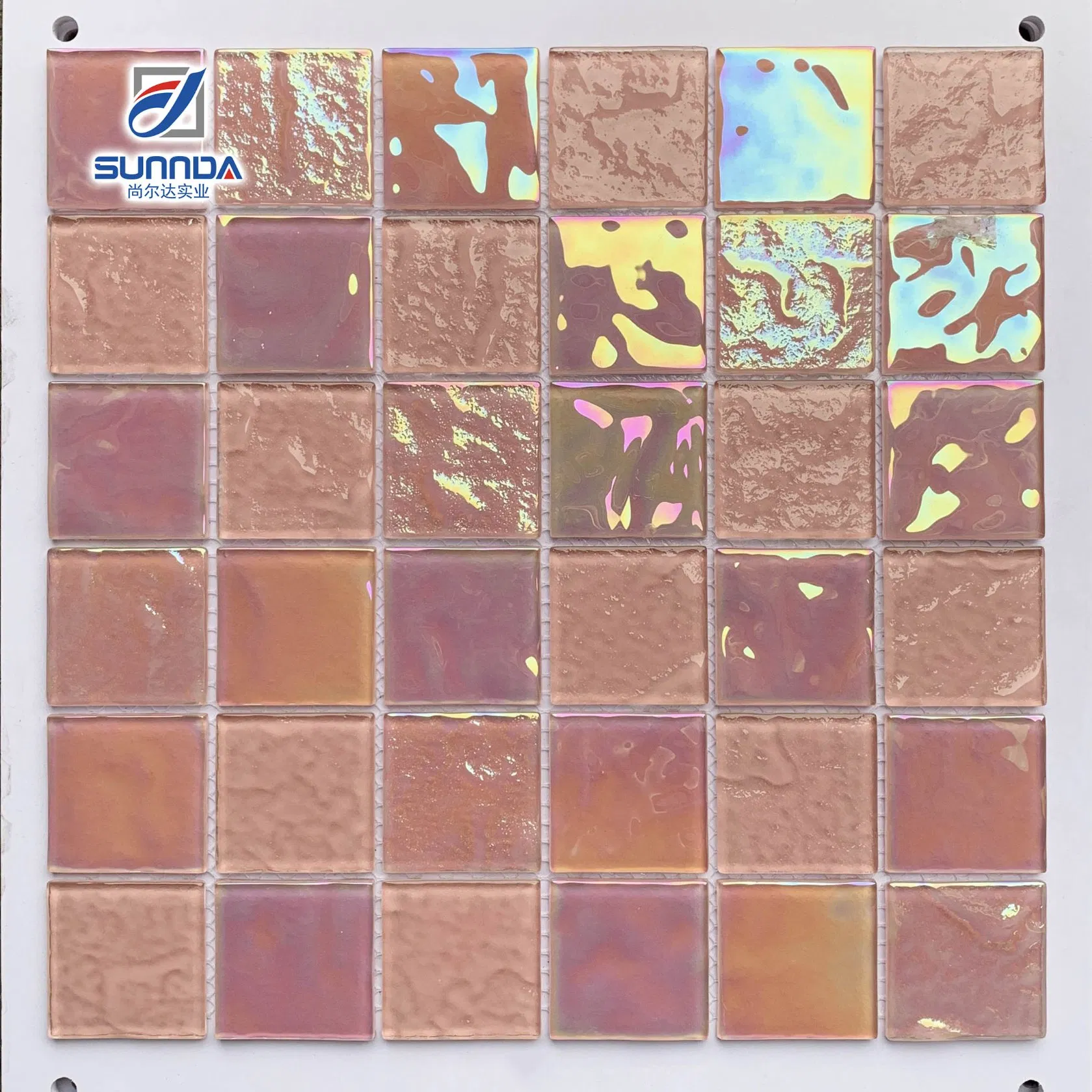 Белые перламутровые мозаичные плитки для бассейна