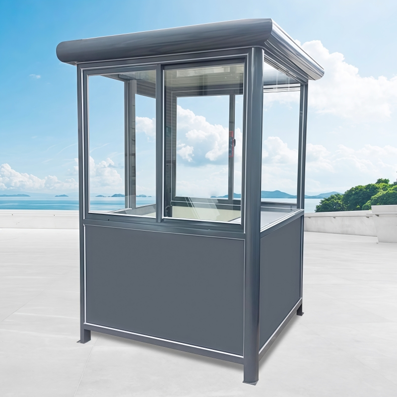 Manufacturer Steel Structure Luxury Modular Mobile Modern Portable Prefab Security Guard Kiosks for Prefabricated Booth Sentry House Price
