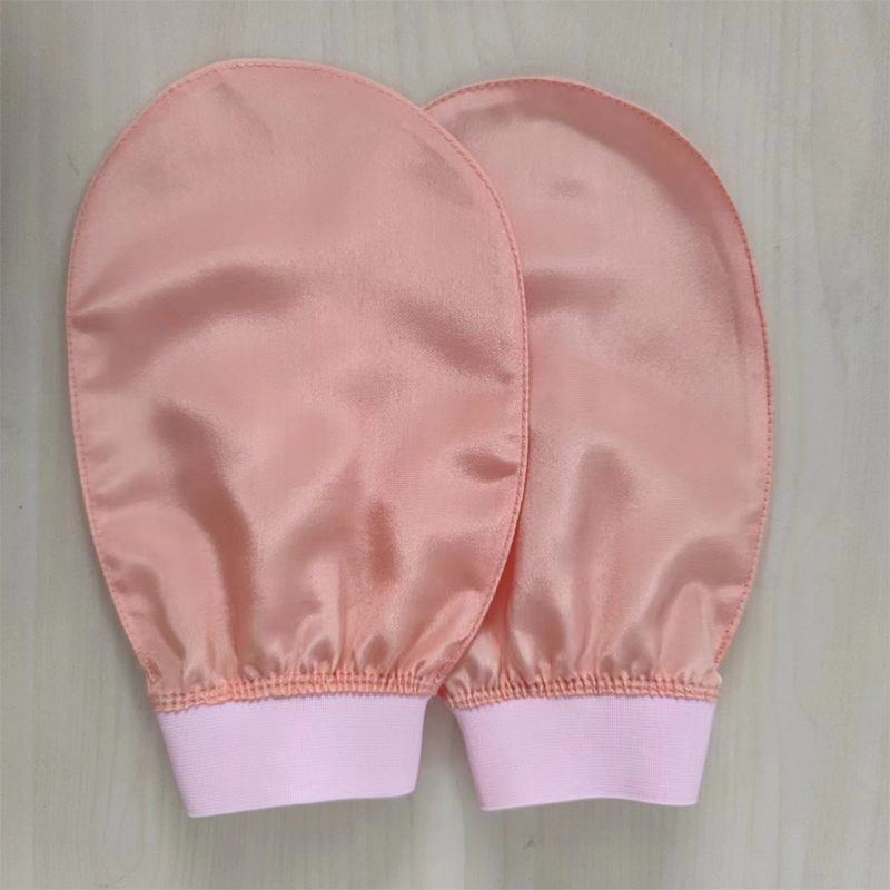 Wholesale 100% Real Turkish Silk Exfoliating Bath Glove Mitt for Body SPA