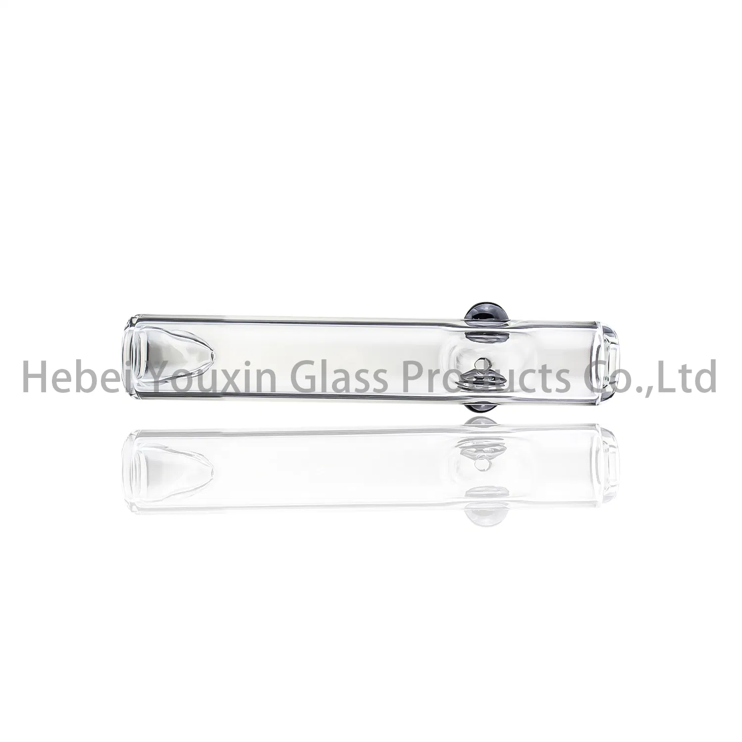 One Hitter Pipe 2mm Thickness Wall Clear Pyrex Borocilicate Glass Pipe