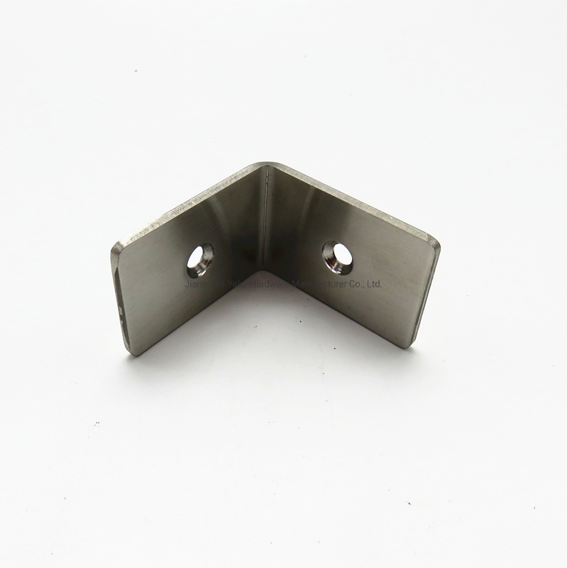 Square Shape Stainless Steel Pipe Connector Accessories Toilet Cubicle Partition Fittings