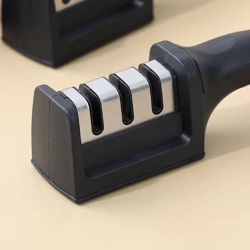 Professional 3 and 4 Stages Knife Sharpener Sharpening Tool Kit Manual Multi-Function Knife Stone Sharpener Kitchen Knife Accessories Chef's Knife Sharpener