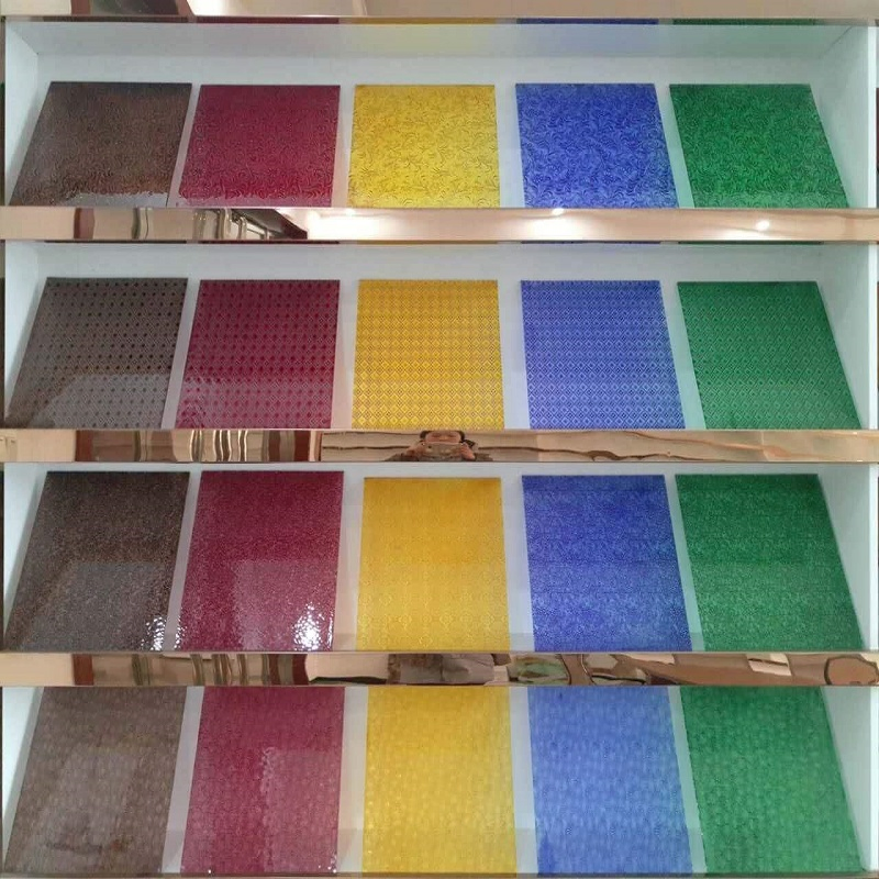 Colored Tinted Shutter Louver Window Glass