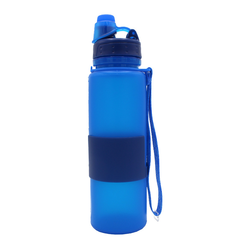 Спортивная бутылка из платинового силикона без BPA