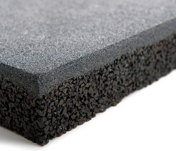 China Manufacturer Composite Rubber Flooring Rubber Tile Rubber Mat