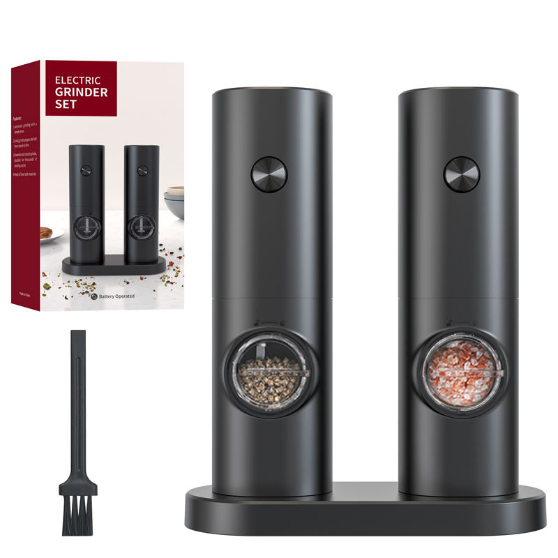 Stainless Steel Rechargeabletype-C Gravity Automatic Electric Spice Salt and Pepper Grinder