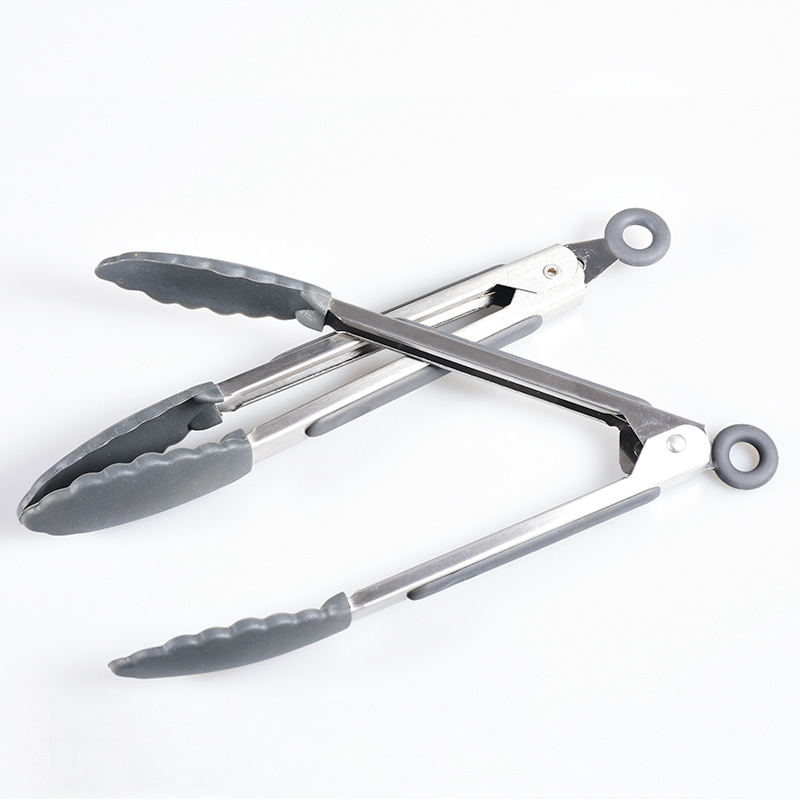 Customize 7 Inch Stainless Steel Cooking Utensils Kitchen Tongs