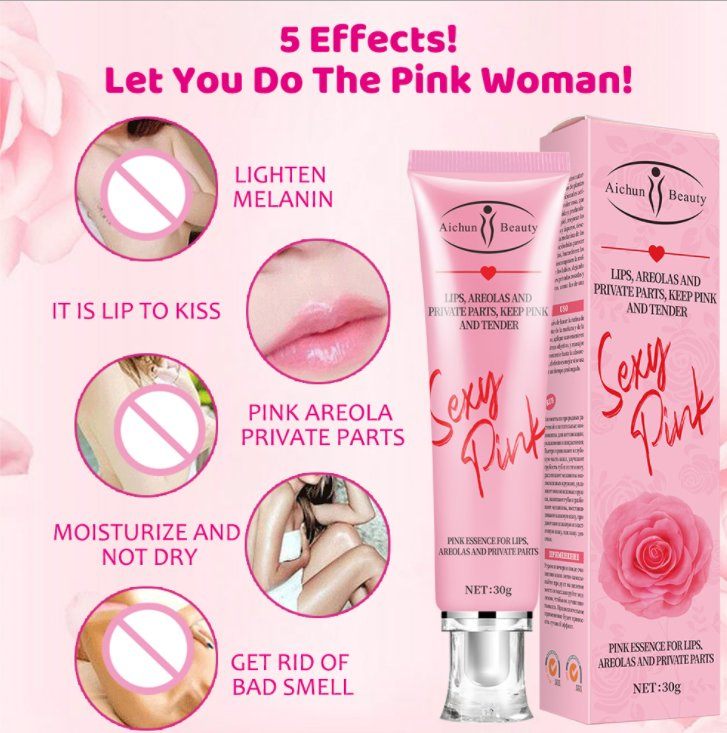 Free Sample Pink Lips &amp; Nipple Vagina Repair Gel Moisturizing Women Sexy Pink Cream