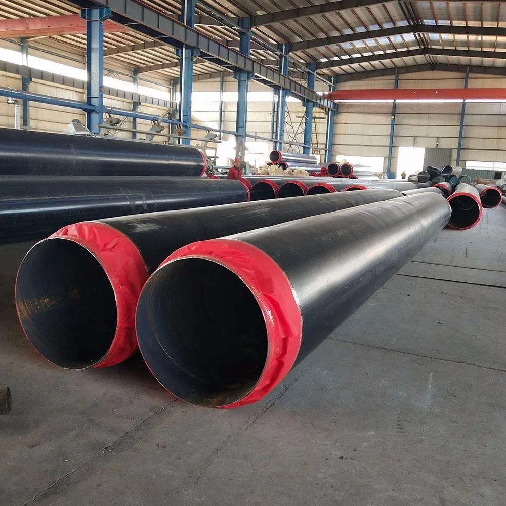 ASTM A106 A53 Underground Polyurethane Lined Welded Insulation Steel Pipe 10# 20#