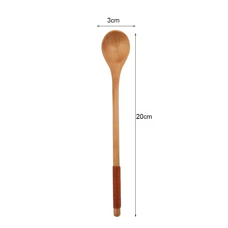 Environment Protection Nature Food Grade Small Tableware Set Kitnch Wooden Spoon