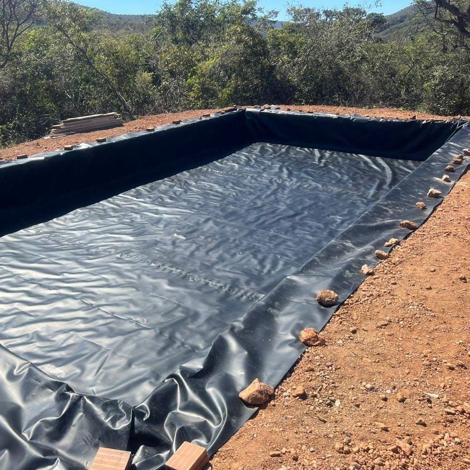 HDPE Geomembrana Dam Liner in El Salvador and in Honduras Geomembrane