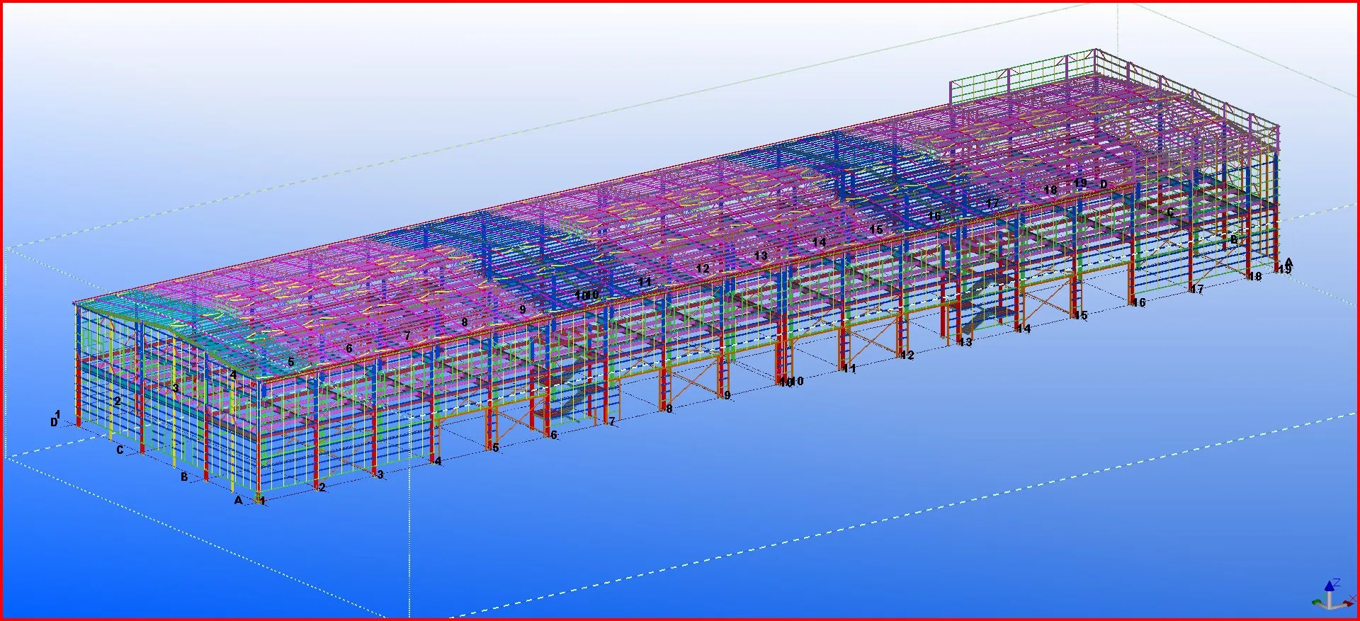 Prefabricated Light Steel Warehouse Steel Structure Building Warehouse Large Supermarket