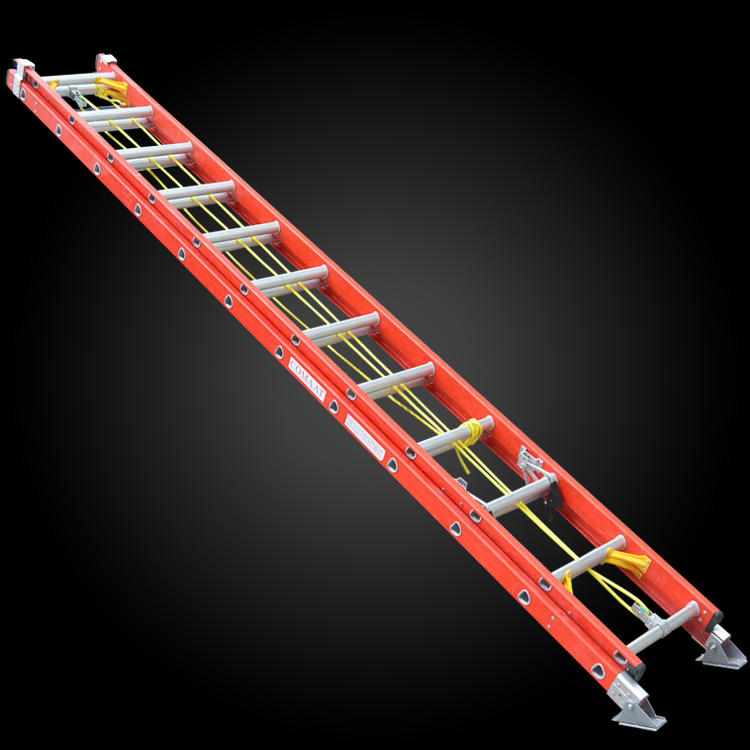 Professional Manufacturer 10m Rope Telescopic Fiberglass Steps Ladder