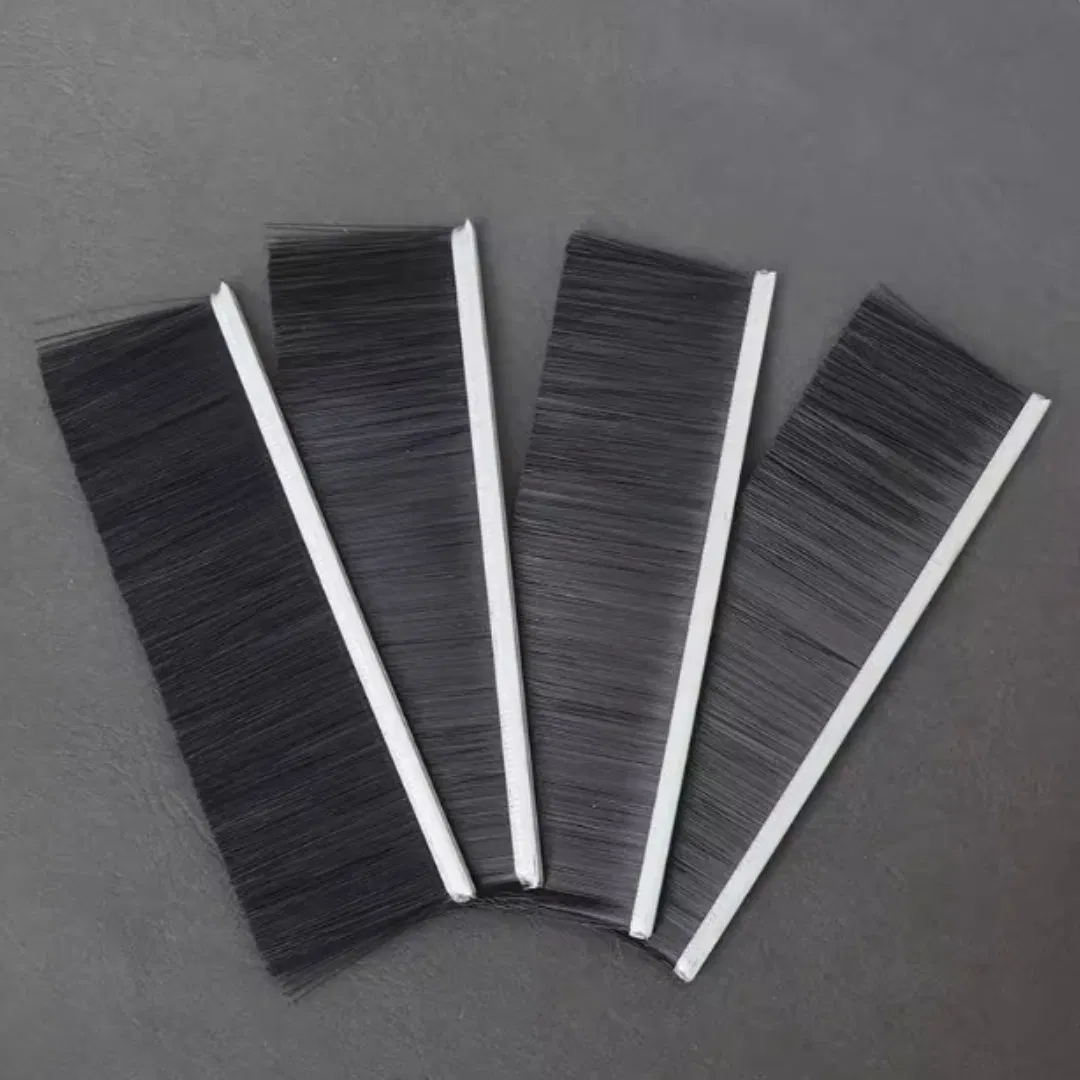 Premium Windproof Aluminum Alloy Door Brush Strips for Home Use