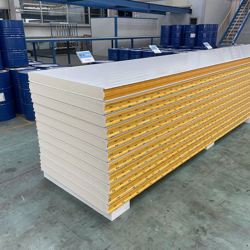 Waterproof PU Sandwich Wall Panel with Insulated Roof Panel for Warehouses