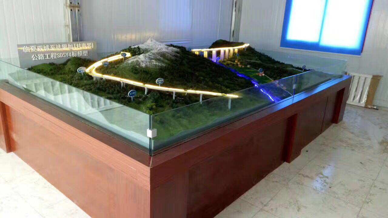 High End 3D Customized Micro Scale Precision Real Bridge Scene Building Model