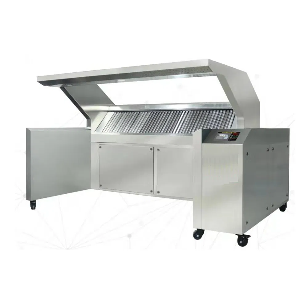 Mobile Cooking Station with Electrostatic Precipitator for Food Trailer Ventilation Needs