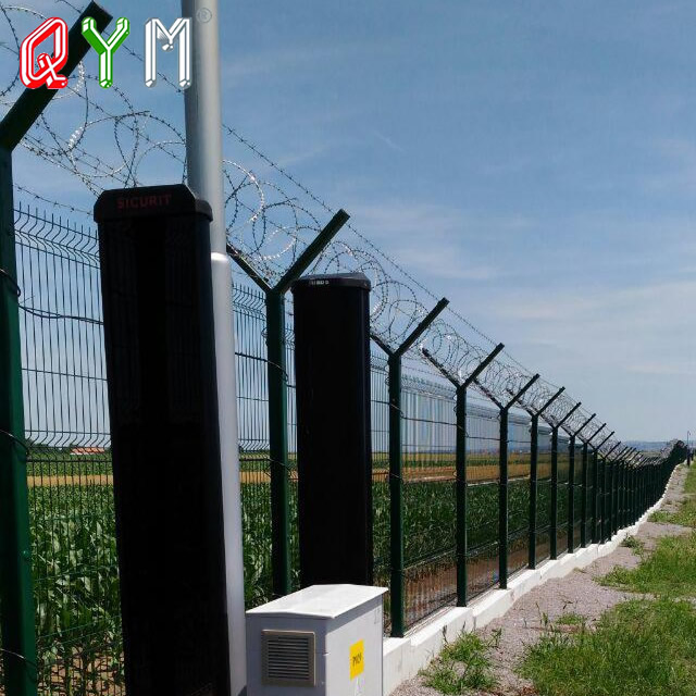 Airport Security Fence Galvanized Razor Wire Prison Fence
