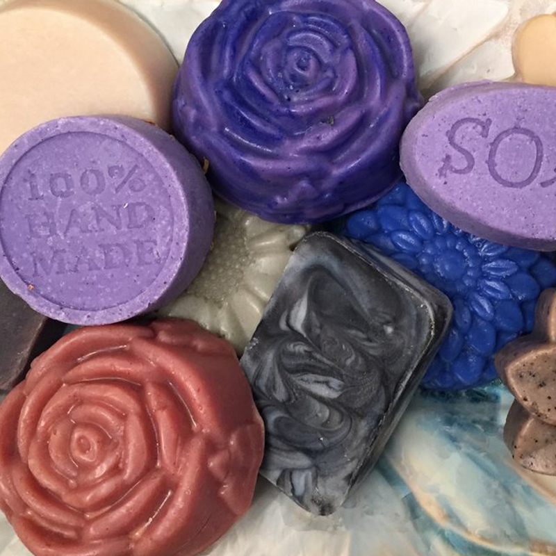 Private Label Vegan Organic Handmade Face and Body Moisturizing Natural Soap Bar Set with Coconut Oil