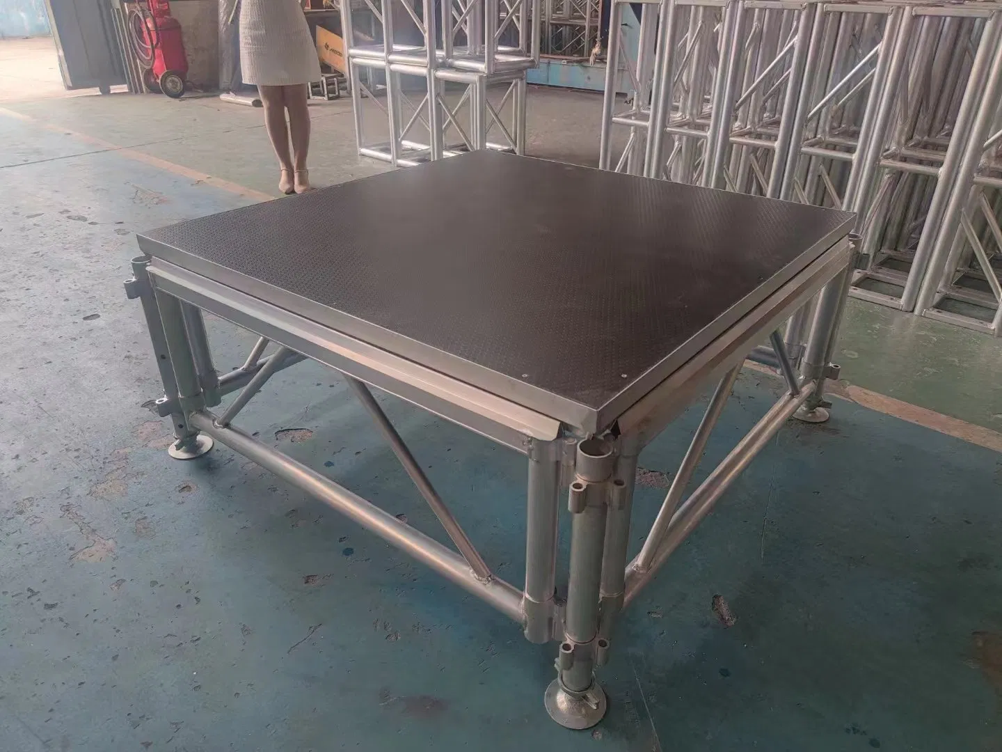 Portable Truss Stage Decoration Fabric Backdrop Stand Aluminum Stage