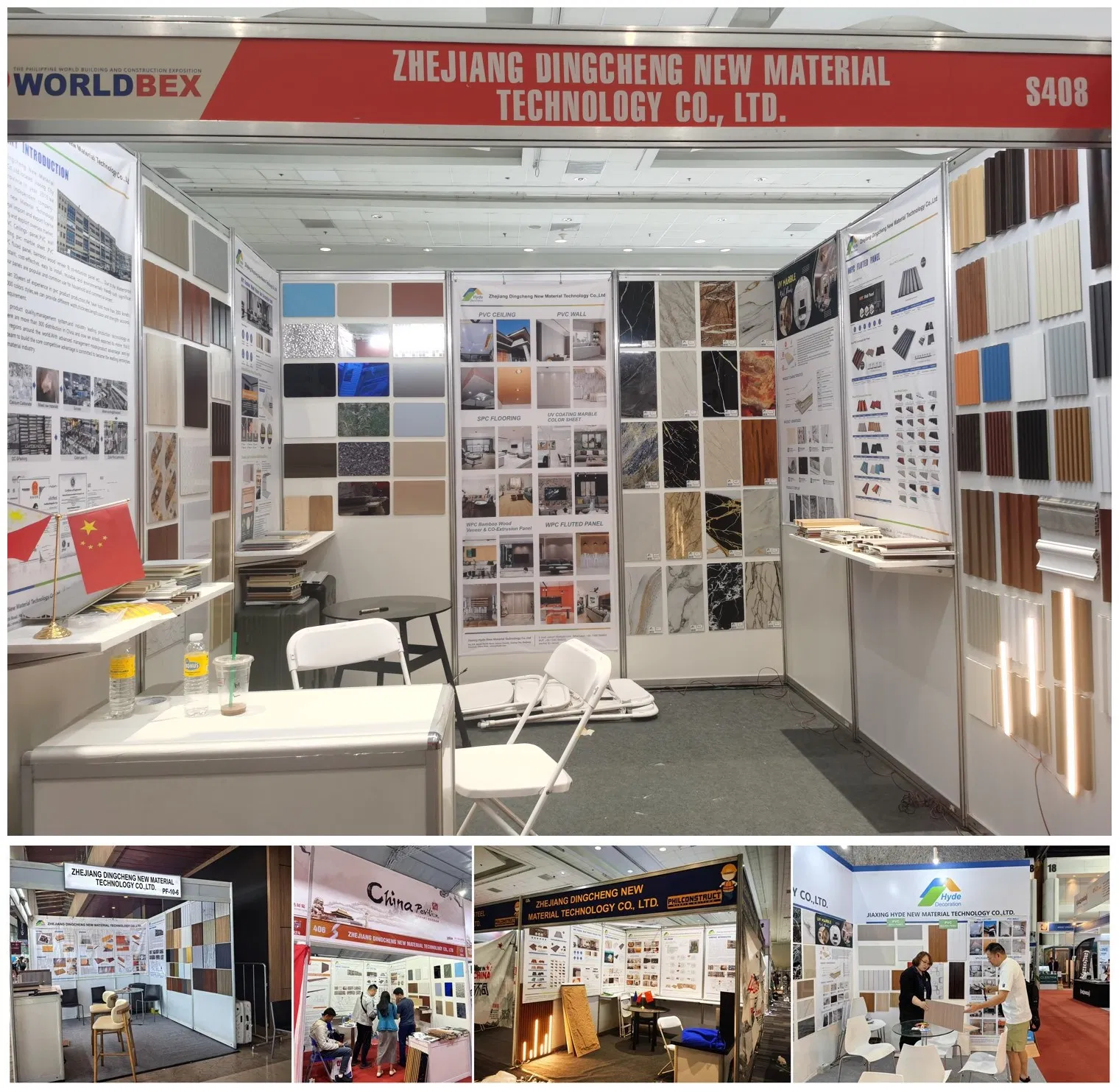 Two-Sided PVC Laminate Partition Panel Dividers Honeycomb Board for Modern Office Walls